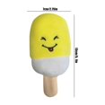 thumbnail image 3 of Cute Plush Ice Cream Toy for Kids Soft and Huggable Yellow Popsicle Stuffed Toy Perfect Gift for All Ages, 3 of 5