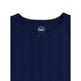 thumbnail image 2 of Wonder Nation Girls Short Sleeve Rib Tee, Sizes 4-18 & Plus, 2 of 3