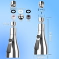 thumbnail image 4 of Hongchun Rotating Aerator Faucet Nozzle Sprayer Kitchen Sink, Swivel Water Saver for Faucet Head Extension, 4 of 5