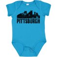 thumbnail image 3 of Inktastic Pittsburgh Skyline Grunge Boys or Girls Baby Bodysuit, 3 of 5