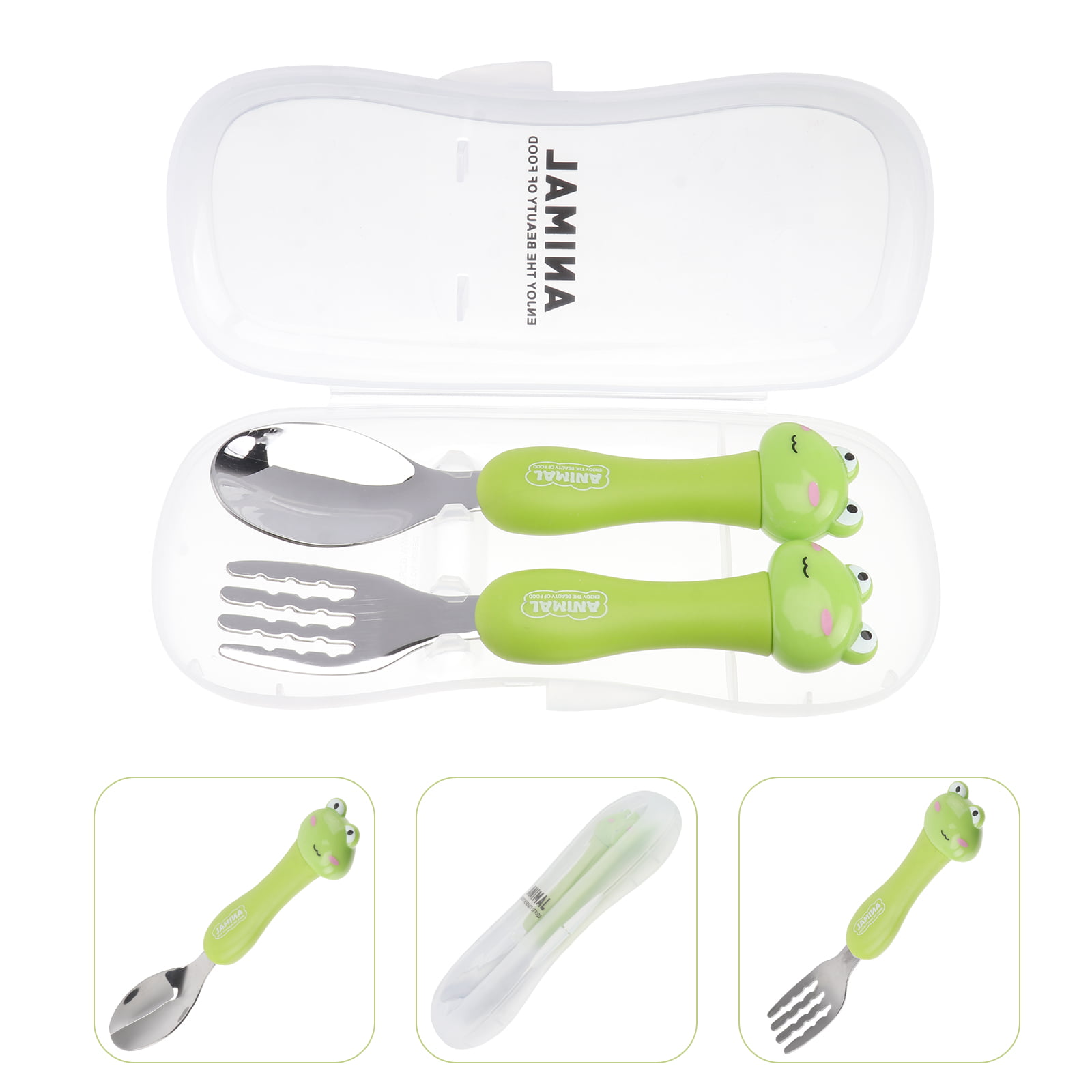 Toddler Utensils, Infant Spoon Fork Set for Self-Feeding, Baby Led Wea –  Silicocobaby