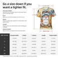 thumbnail image 4 of Bixox Men's Hello Summer Cute Gnome Printed Short Sleeve Skinny Athletic T-Shirt, 4 of 6
