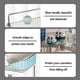 thumbnail image 2 of Organizador de esquina para baño Shuang Qing, 2 niveles, gris, 2 of 6