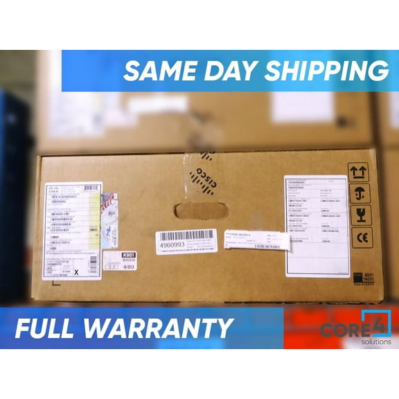 New New Cisco C9300-48UXM-E Catalyst 9300 48-port 2.5G (12 10G/mGig) copper with modular uplinks, UPOE Switch