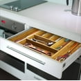 thumbnail image 5 of Totally Bamboo Kitchen Drawer Organizer, Expandable Silverware and Utensil Holder, 8 Compartments with Dividers, 5 of 7
