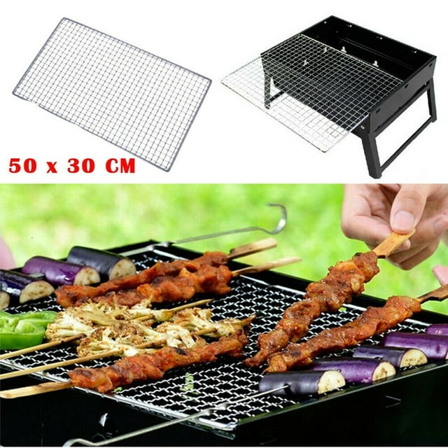 3 Size BBQ Barbecue Grill Stainless Steel Replacement Mesh Wire Net Outdoor Cook