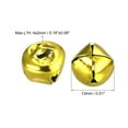 thumbnail image 2 of 13mm Jingle Bells Craft Bells Carbon Steel Electroplating Gold Tone 24 Pack, 2 of 5