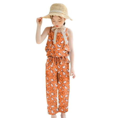 

TAIAOJING Baby Romper Ruffle Suspender Toddler Floral Trousers Clothes Jumpsuit Kids Girls Girls Romper&Jumpsuit One Piece Outfits 2-3 Years