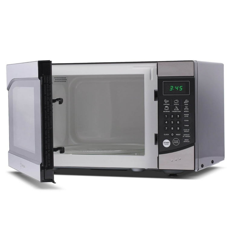 Westinghouse 0.9 Cubic Feet 900 Watt Kitchen Counter Top Microwave Oven, Silver Westinghouse 0.9 Cubic Feet 900 Watt Kitchen Counter Top Microwave Oven, Silver