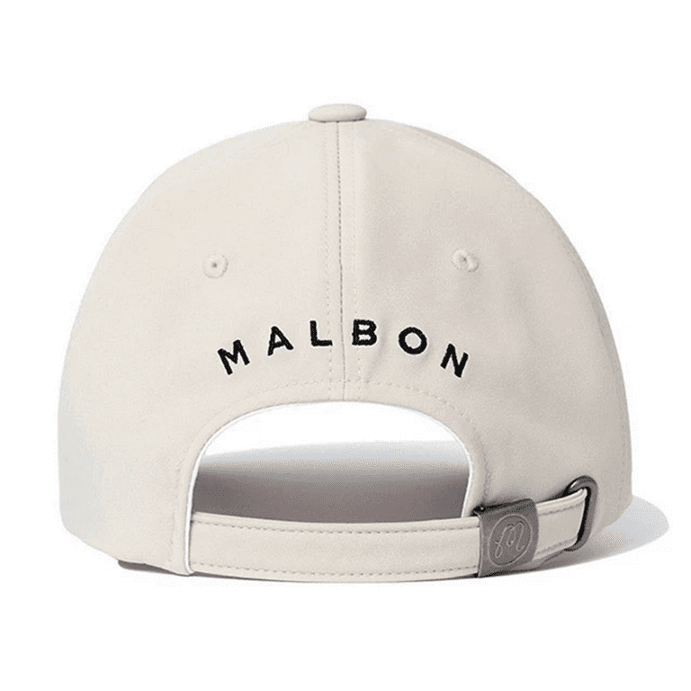 Malbon Golf Hat + Buckets Ball Marker 2023 Session - Beige
