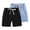 A, variant on XIMIN Girls Shorts Boys Summer Cotton Linen Shorts 2 Pack Kids Casual Elastic Waist Drawstring Pants with Pocket