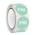thumbnail image 2 of Days of the Week Stickers on Sale 7 Day of the Week Sticker 1 Inch Round Day Dot Rotation Labels Date Stickers for Containers (500 Labels/Roll) Day Dots Food Labels Clearance 1 Roll of Stickers, 2 of 7