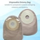 thumbnail image 2 of Bolsa de ostomía desechable transpirable para colostomía e ileostomía, diseño cerrado sin fugas, tejido suave de no tejido, color piel translúcido, ideal para postoperatorios., 2 of 6
