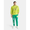 thumbnail image 2 of The Grinch Men's and Big Men's Plush Fleece Quarter Zip Sweatshirt, Sizes XS-3XL, 2 of 5