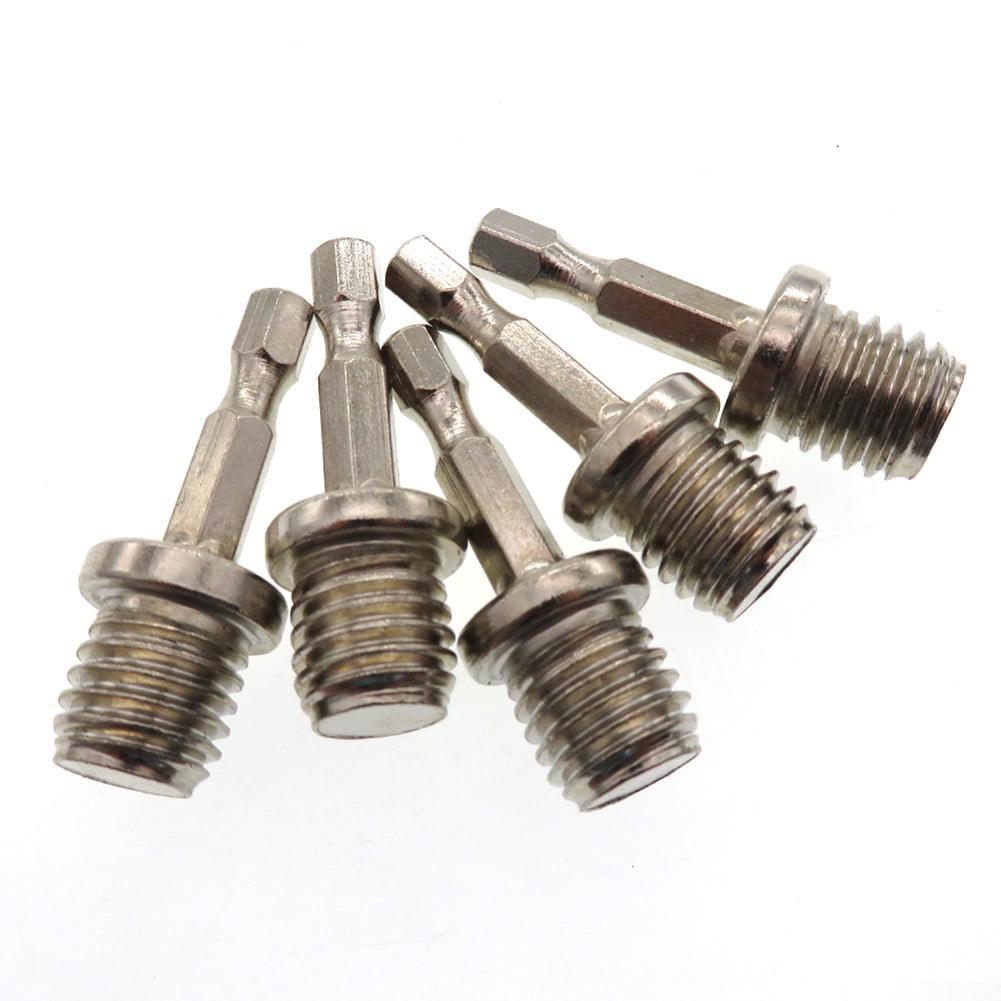 Details about   Adapter Hex Shank Thread For Drill Chuck M10 Polishing Disc Connecting Rod Part