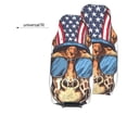 thumbnail image 6 of Honeii American Giraffe Style Print Car Seat Covers 2 Pieces, Full Set Universal Seat Covers for Cars, Waterproof Auto Seat Protectors, 6 of 7