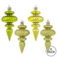 thumbnail image 4 of Vickerman 4" Lime 4-Finish Finial Ornament, 8 per Box, 4 of 4