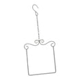 thumbnail image 2 of S SERENABLE Hummingbirds Swings Decor Bird Perch for Feeder Accessories Cockatiels Garden Silver, 2 of 9