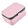 thumbnail image 4 of EHJRE PU Leather Jewelry Box Storage Case Pendant Ears Trinket Organizer Pink, 4 of 6