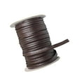 thumbnail image 1 of Faux Leather Fold Bias Tape Binding Tape for Garment Decorating Patchwork Textile Webbing Sewing Piping Brown, 1 of 9