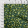 thumbnail image 1 of oneOone Cotton Cambric Fabric Leaves & Floral Artistic Print Sewing Fabric BTY 56 Inch Wide, 1 of 4