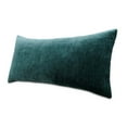 thumbnail image 2 of MICHAEL AMINI The Smith 13x24" Contemporary Chenille Pillow in Teal in Set of 2, 2 of 3