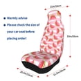 thumbnail image 6 of Haiem Sweet Watermelon Printed Car Seat Covers Set of 2, Universal Fit Car Seat Covers,Protective Seat Covers,Comfortable Car Seat Covers, Easy Installation Seat Covers, Vehicle Seat Covers, 6 of 9