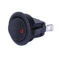 thumbnail image 6 of 60 Pcs 12V 20A Amps On/Off/ 3 Position Terminal Round Rocker LED Toggle Switch Blue & Red, 6 of 8