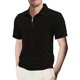 thumbnail image 2 of Pantalones Cortos de Gimnasio para Hombres de Verano Color Sólido Casual Ventilar Suelta Cremallera Bolsillos Solapa Manga Corta, Poliéster, 2 of 9