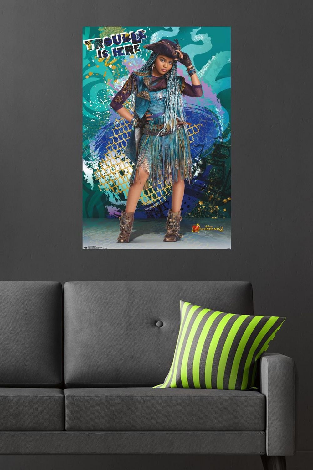 Disney Descendants 2 - Uma Wall Poster, 22.375" x 34"