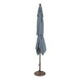 thumbnail image 6 of SimplyShade 10ft Outdoor Patio Rectangle Market Umbrella with Bronze Push Button Tilt, Brick Red, 6 of 9