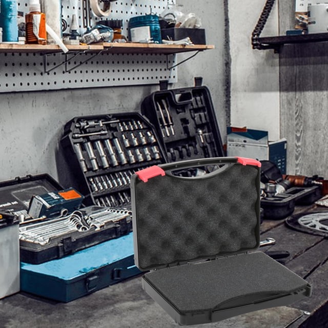 Multifunction Protective Instrument toolboxes with Sponge Storage Case Watertight Storage Organiser Box tiny parts Carry Tools for Outdoor 230mmx180mmx45mm