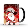 thumbnail image 2 of Color Changing Christmas Ceramic Coffee Cup, Thermal Tea Water Mug, Holiday Theme Drinkware, for Gift Giving Festive Beverage Enjoyment, 2 of 9