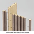 thumbnail image 4 of Artika Panolok 30.67FT Wall Panel Kit - Pack of 8 (Walnut), 4 of 8