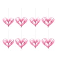 thumbnail image 4 of 8 guirnaldas de papel en forma de corazón para compromiso, propuesta, adornos de corazón 3D para el Día de Valentín, Día de Madre y fiesta. rosa, 4 of 8