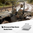 thumbnail image 4 of XYZCANDO Green Camo Forest Seat Cover for UTV Water-Resistant Rhino Bucket Seats Cover with Headrest Cover Breathable UTV Seat Covers Accessory Part for Rhino 450 660 700, 4 of 7