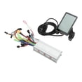 thumbnail image 4 of Kit de controlador de motor de bicicleta eléctrica sin escobillas de 36 V, 48 V y 500 W con pantalla LCD para manillar de 22,5 mm, 4 of 14