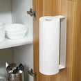 thumbnail image 5 of YIGII Paper Towel Holder Under Cabinet - Stainless Steel Adhesive Paper Towel Rack Wall Mounted for Kitchen(White), 5 of 5