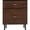 Grey, variant on SAFAVIEH Genevieve Mid-Century Retro 2 Drawer Nightstand, Walnut/Black