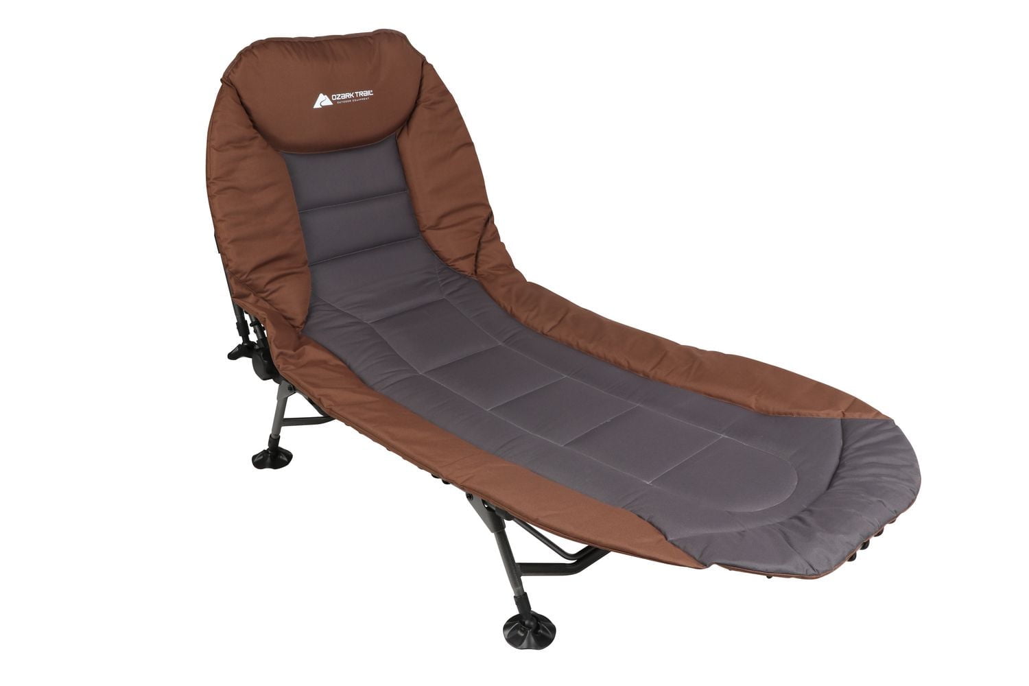 Ozark Trail Outdoor Adjustable Padded Camping Cot, Polyester