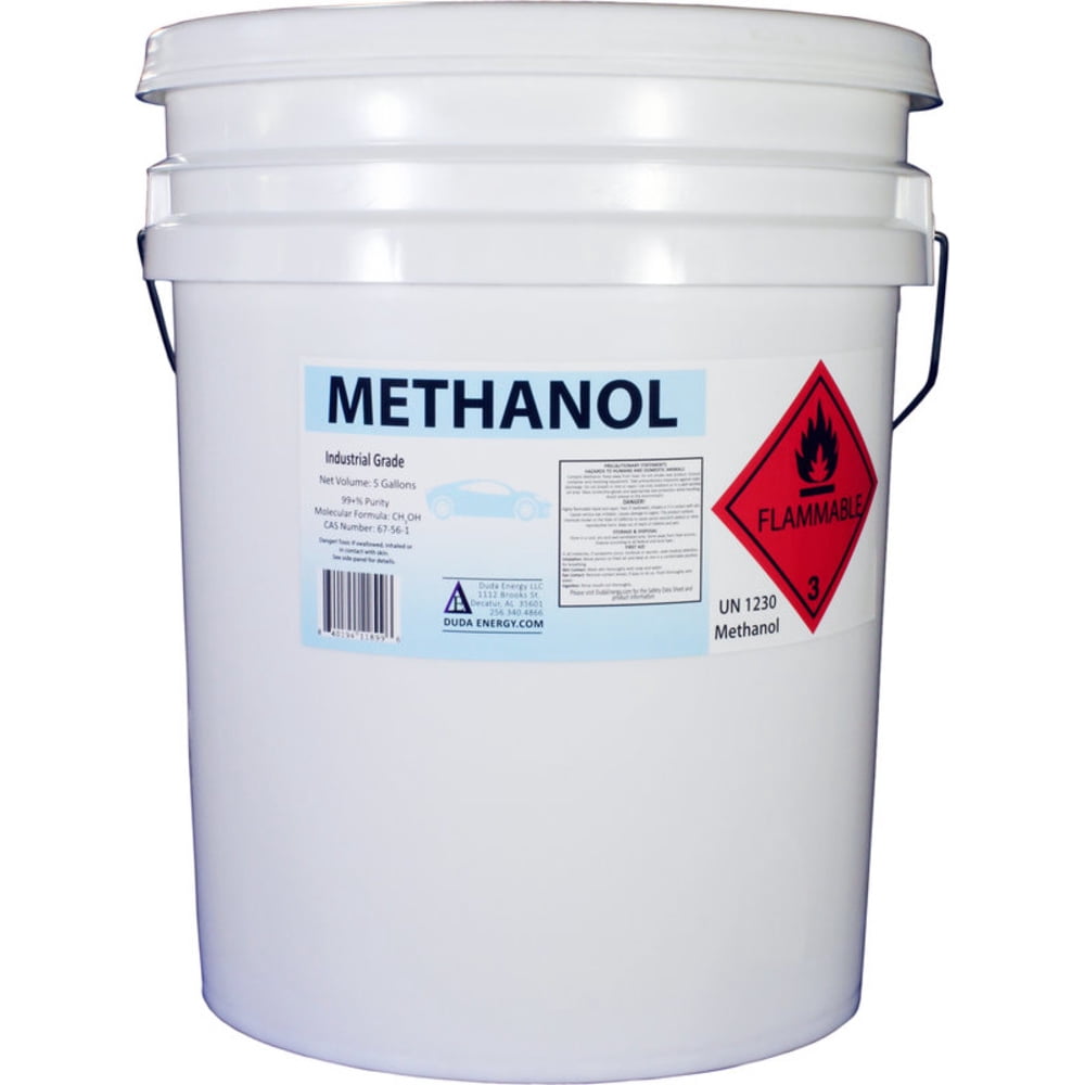 5 Gallon Pail of Pure Methanol Racing Biodiesel Gasoline Antifreeze