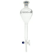 Separating Funnel, 1000ml, Gilson, Glass Stopcock, Socket Size 29/32, Borosilicate Glass - Eisco Labs