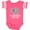 Football Pink and White, variant on Inktastic My Grandparents Love Me Baby Clothes Boys or Girls Baby Bodysuit