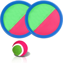 Beach Toys Outdoor Games for Kids Ages 3-10-Yard Lawn Games Ball Catch Games Paddle Toss - Happon Outside Games for Kids/Family Boys and Girls Gifts (2 Rackets, 1 Balls)
