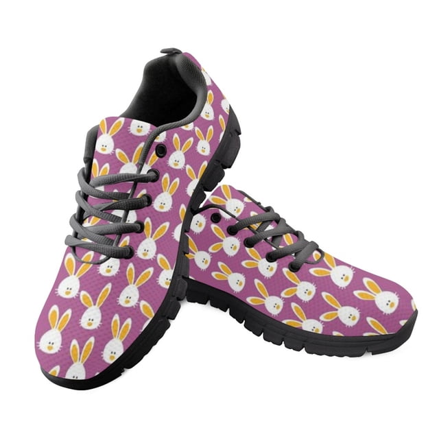 Zapatos planos de malla de aire cómodos de verano para mujer con dibujos de conejos, zapatillas ligeras antideslizantes para exteriores, regalos, calzado