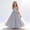 Gray, variant on Wedding Dresses for Girls Guest White Sleeveless Tulle Long Formal Wedding Pageant Party Fancy Princess Ball Gown Dresses 5T-15