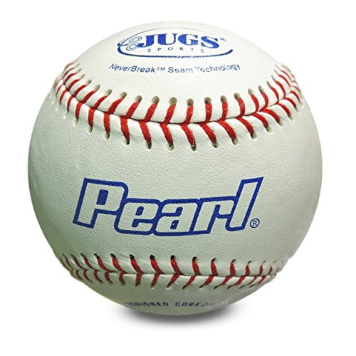 Jugs Pearl Leather Baseballs (One Dozen)