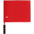 thumbnail image 3 of FFIY Referee Flag Stainless Steel Command Hand Flag Red Signal Flag Sponge Handle Special Patrol Performance Linesman Official Flag for Soccer Volleyball Football Track, 3 of 6