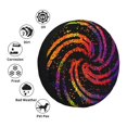 thumbnail image 4 of Naloa A Bright Abstract PVC Leather Spare Tire Wheel Cover Spare Tire Cover, for Car Truck SUV Camper Trailer Universal Fit(14-17in)-15 inch, 4 of 6