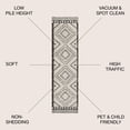 thumbnail image 4 of JONATHAN Y MOH200A-210 Amir Moroccan Beni Souk Cream/Black 2 ft. x 10 ft. Runner Rug, 4 of 13